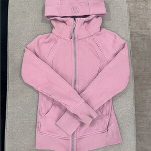 Lululemon Pink Scuba Zip Up Hoodie